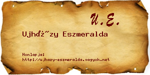 Ujházy Eszmeralda névjegykártya